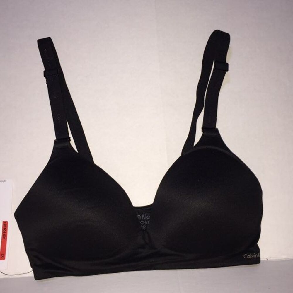XS Calvin Klein Wire Free Bra Black